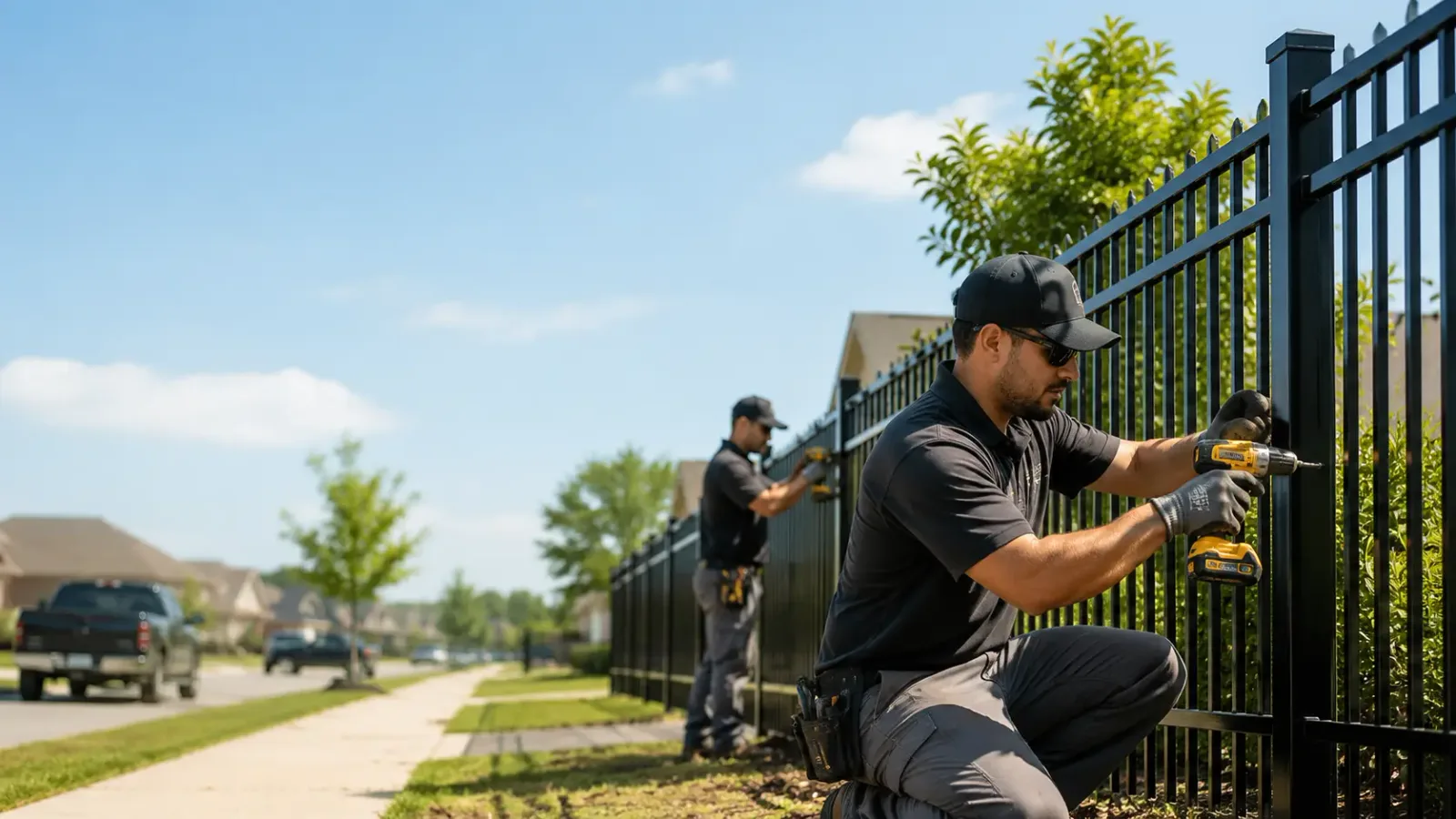 Metal Fence Installation in Norfolk, MA